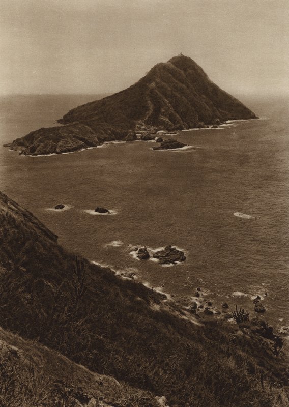 Mexico: Kust van Mazatlan (z/w foto) door Hugo Brehme