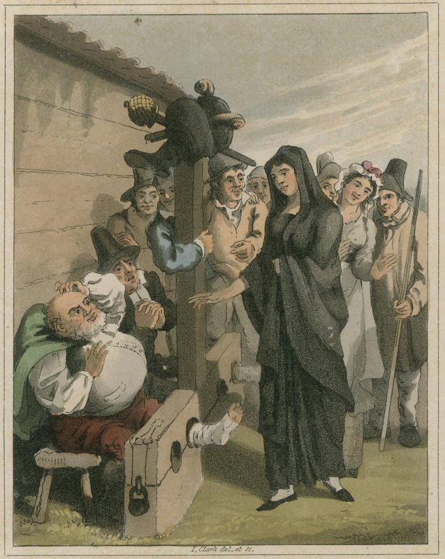 Illustratie uit Hudibras door Samuel Butler door I Clark