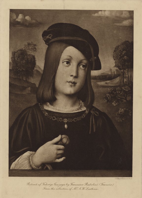 Portret van Federigo Gonzaga door Il Francia