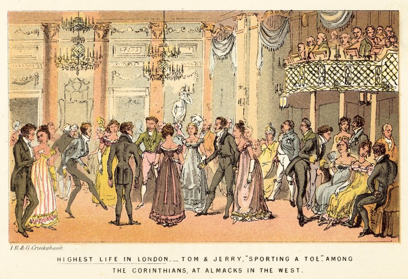 Hoogste leven in Londen door Isaac, Robert and George Cruikshank