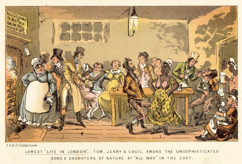 Laagste leven in Londen door Isaac, Robert and George Cruikshank