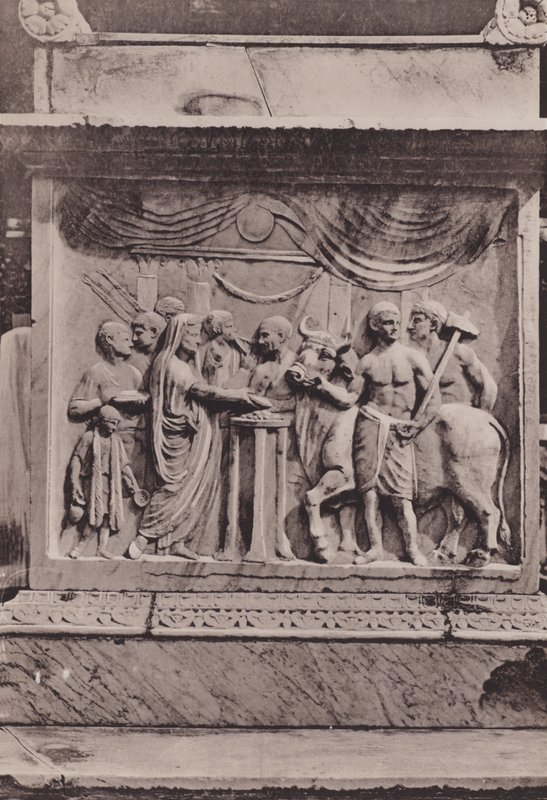 Ara Del Tempio Di Mercurio Di Vespasiano, Altaar van Mercurius