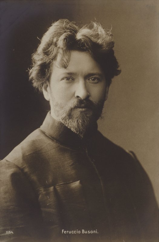 Feruccio Busoni, Italiaanse componist en pianist door Italian Photographer
