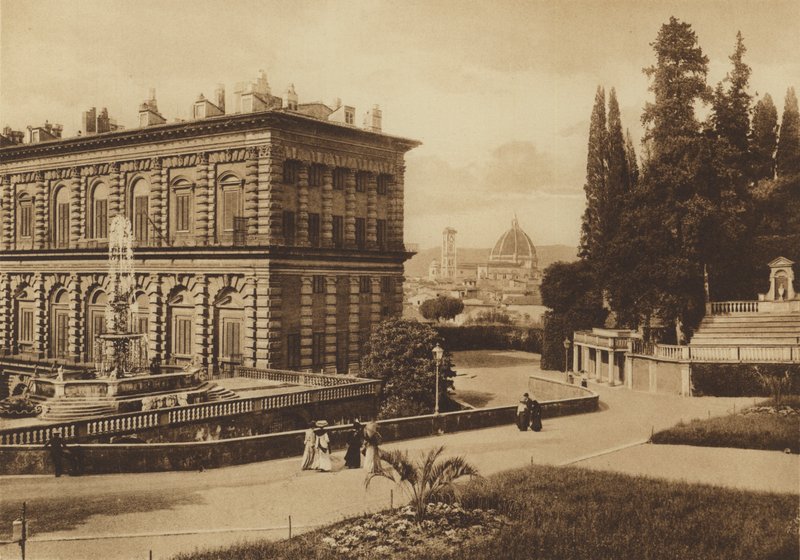 Florence: Palazzo Pitti, Achterkant door Italian Photographer