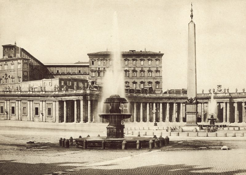 S. Petersplein en Vaticaans Paleis door Italian Photographer