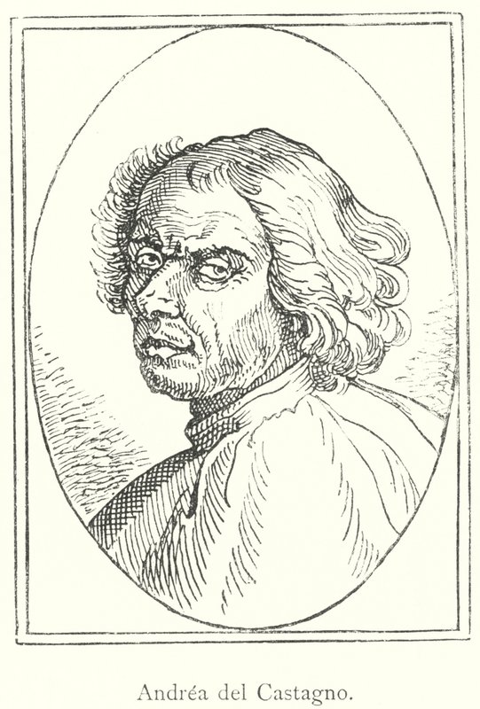 Andrea del Castagno (gravure) door Italian School