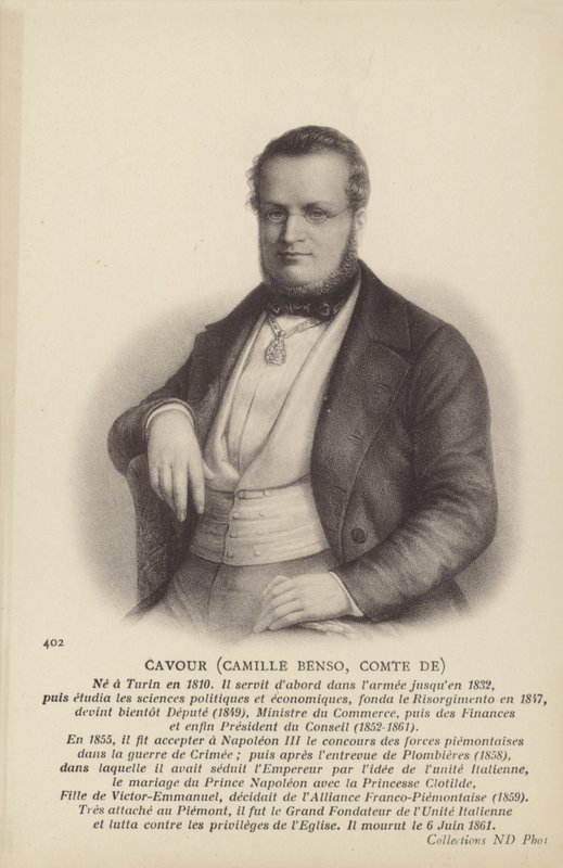 Camillo Benso door Italian School