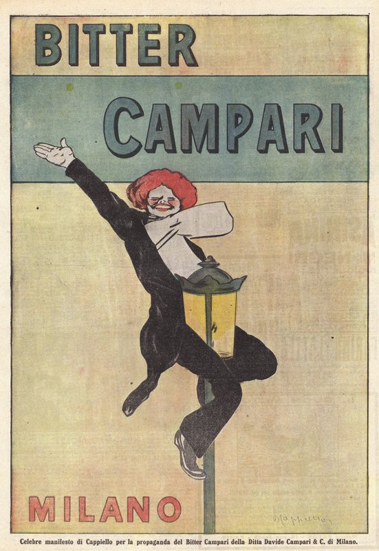 Campari Bitters (kleurenlitho) door Italian School