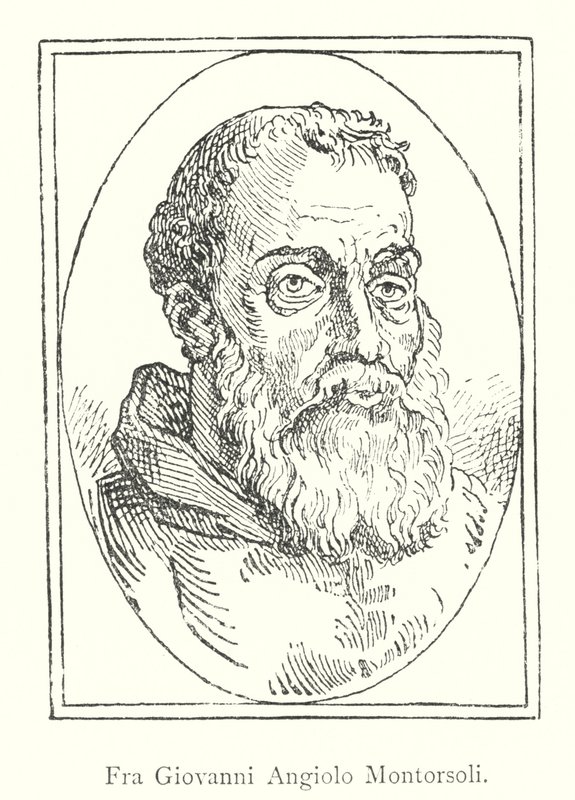 Fra Giovanni Angiolo Montorsoli (gravure) door Italian School