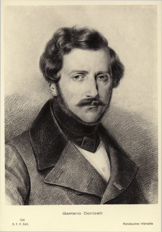 Gaetano Donizetti, Italiaanse componist (1797-1848) door Italian School