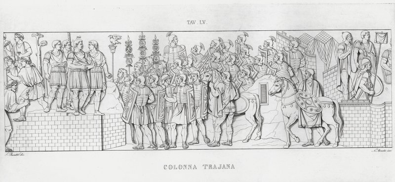 La Colonna Trajana, Trajanus