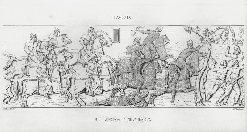 La Colonna Trajana, Trajanus