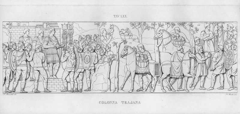 La Colonna Trajana, Trajanus
