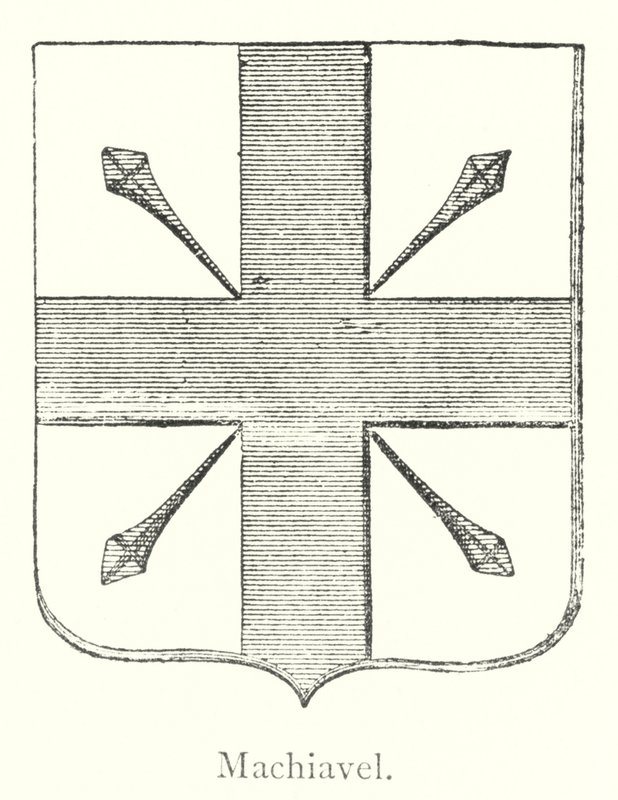 Machiavelli (gravure) door Italian School
