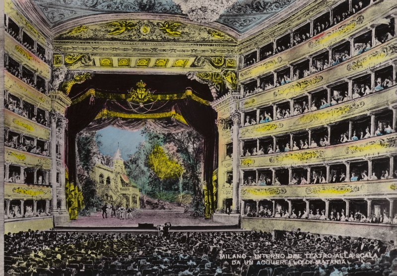 Milaan, interieur, Theatro Alla Scala (foto) door Italian School