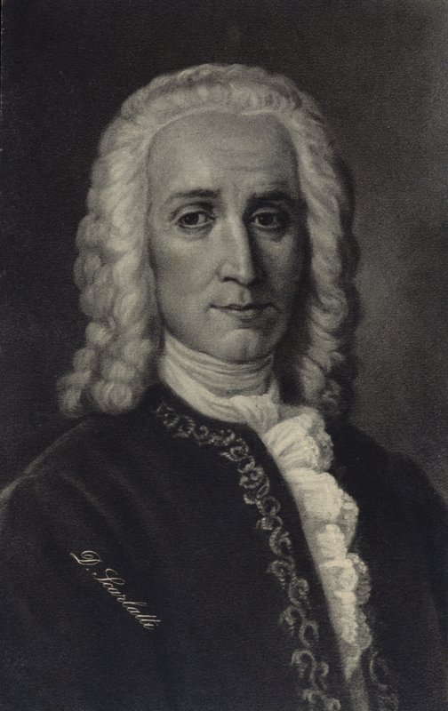 Portret van Domenico Scarlatti door Italian School