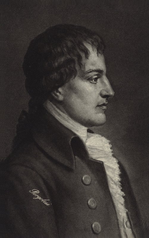 Portret van Giovanni Battista Pergolesi door Italian School