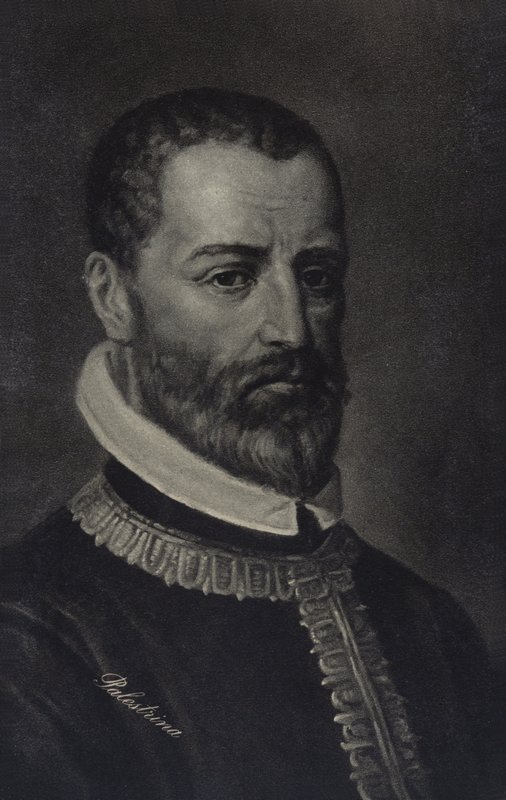 Portret van Giovanni Pierluigi da Palestrina door Italian School