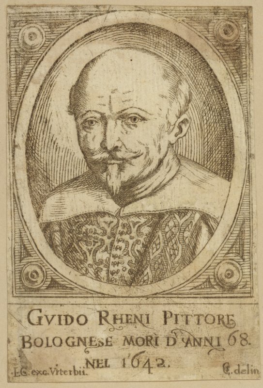 Portret van Guido Reni door Italian School