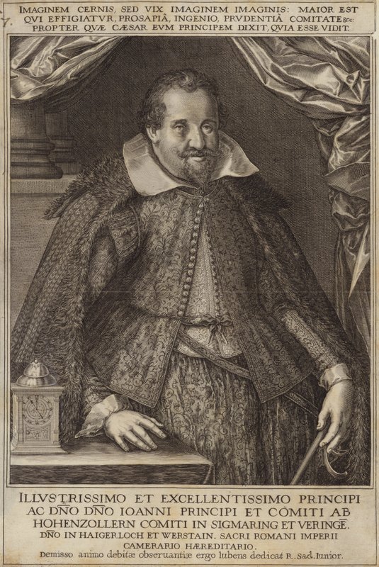 Portret van Prins Johan van Hohenzollern-Sigmaringen door Italian School