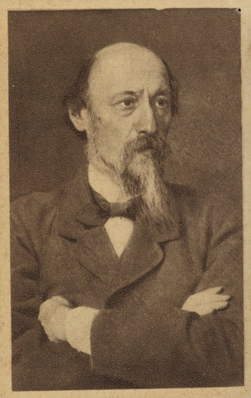 Nikolay Nekrasov, Russische dichter door Ivan Nikolaevich Kramskoy
