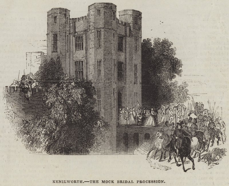 Kenilworth, de schijnhuwelijksprocessie door J. Jackson