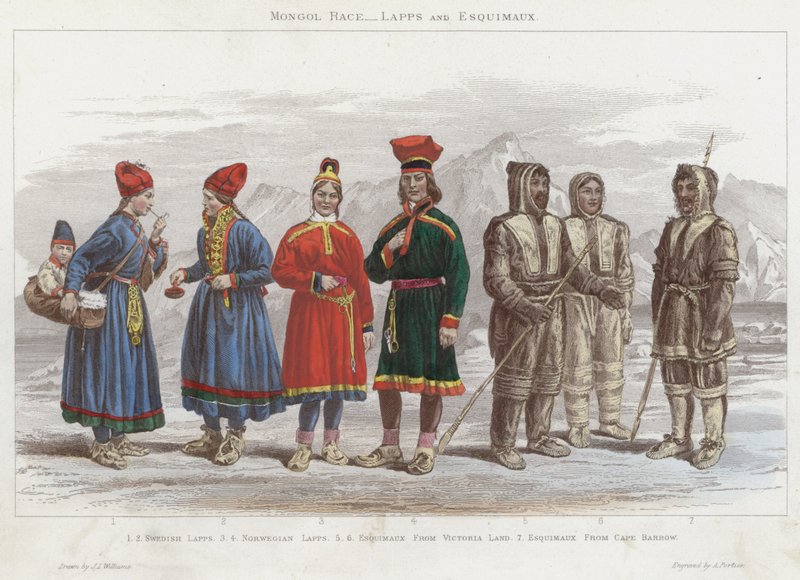 Mongoolse Ras, Lappen en Eskimo