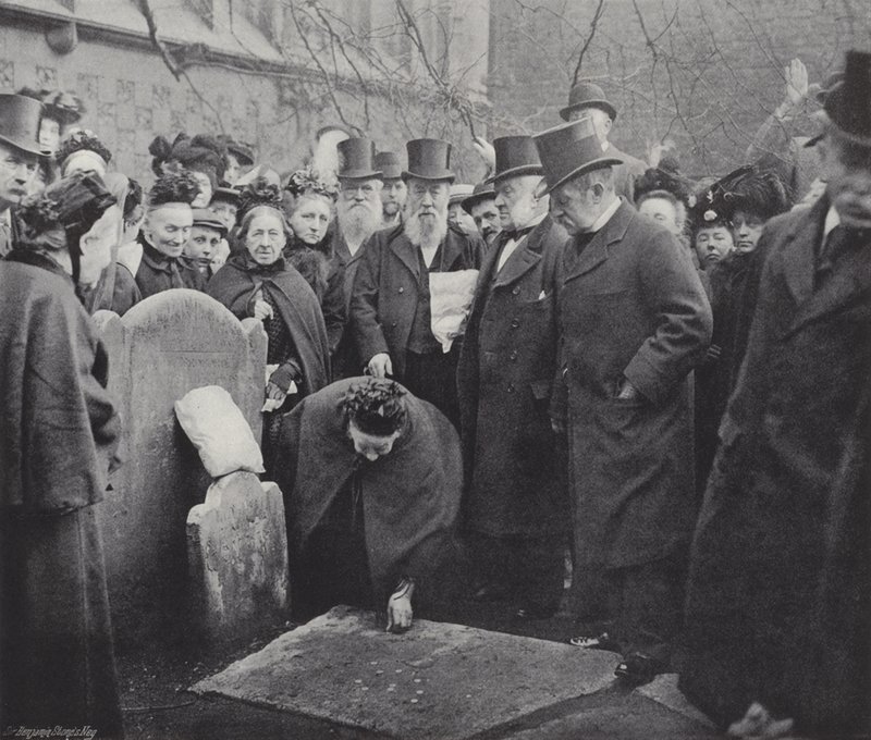 Oprapen van Zespenningen bij Smithfield door J. Benjamin Stone