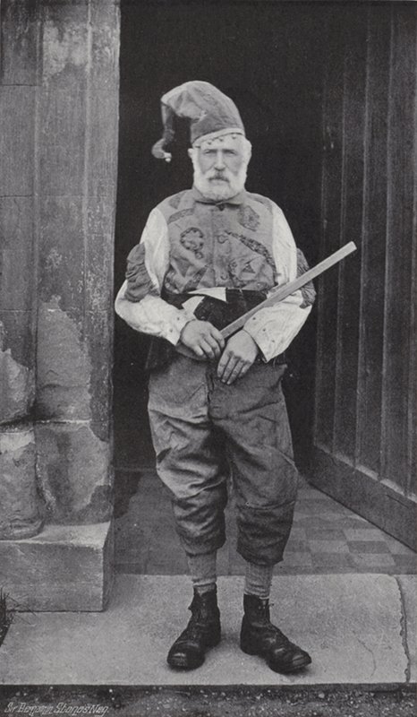 De Hoorn Dans, Abbots Bromley, de Nar en Robin Hood door J. Benjamin Stone