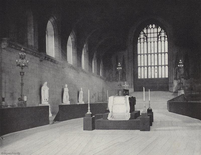 De Lijkstaat van William Ewart Gladstone door J. Benjamin Stone