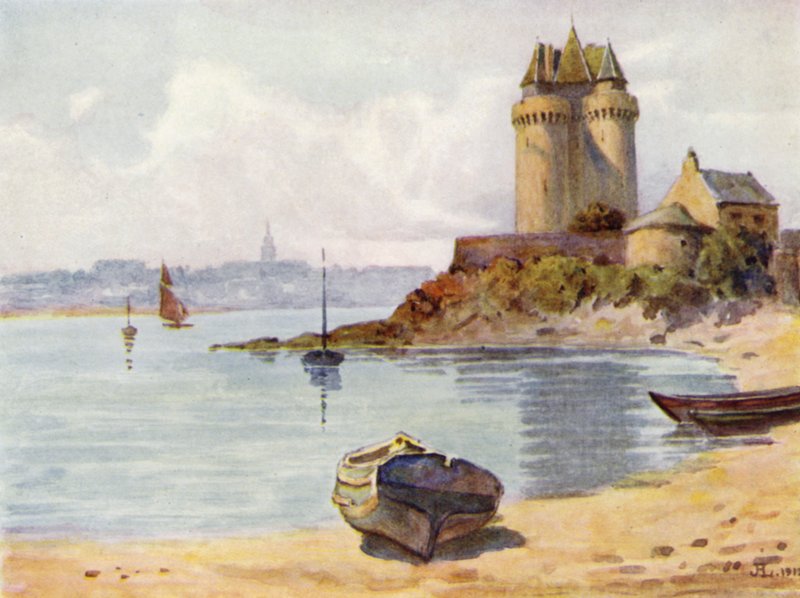 La Tour Solidor, St Servan door J. Hardwicke Lewis