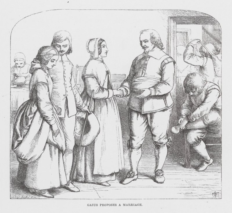 Gaius Stelt een Huwelijk Voor door James Dawson Watson