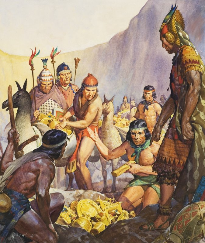 Verborgen goud van de Inca