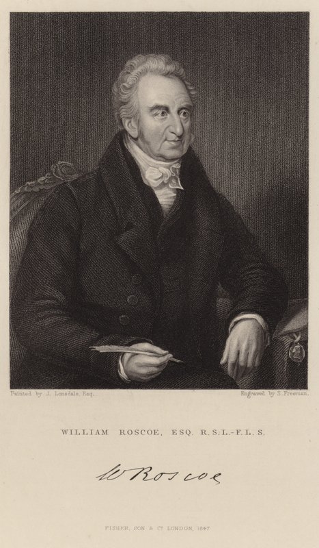Portret van William Roscoe door James Lonsdale