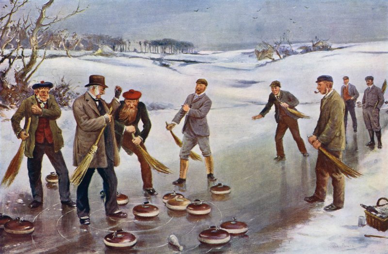 Curling door James Michael Brown