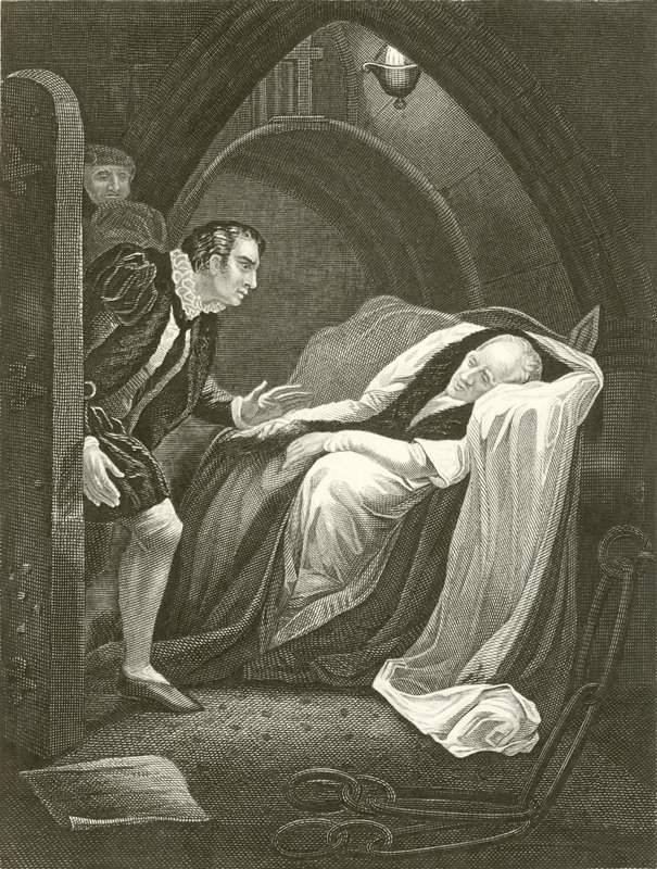 De dood van Mortimer door James Northcote