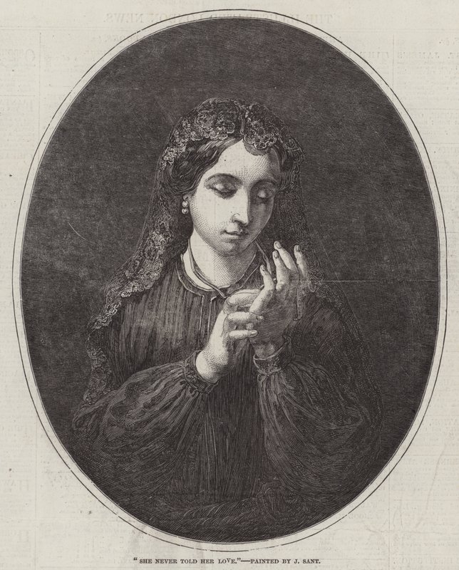 Ze vertelde nooit haar liefde door James Sant