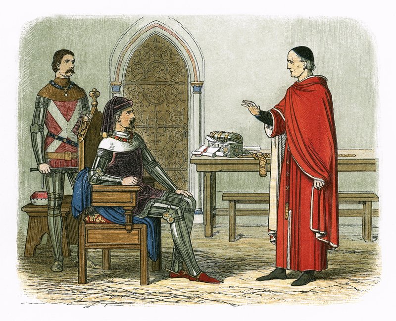 Gascoigne weigert een prelaat of edelman te veroordelen door James William Edmund Doyle