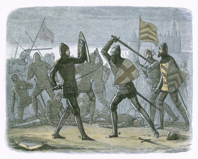 De bevrijding van Calais door James William Edmund Doyle