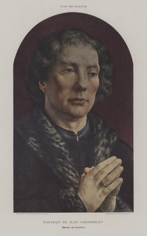 Portret van Jean Carondelet door Jan (c.1472 c.1533) (after) Gossaert