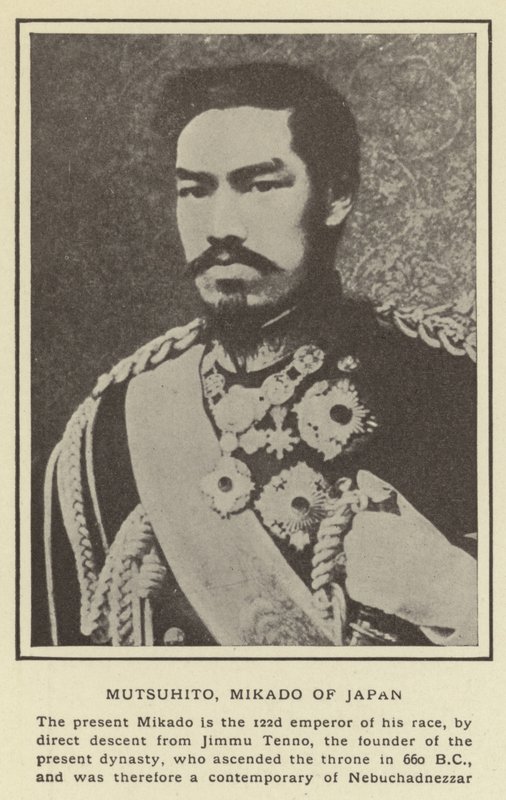 Mutsuhito, Mikado van Japan door Japanese Photographer