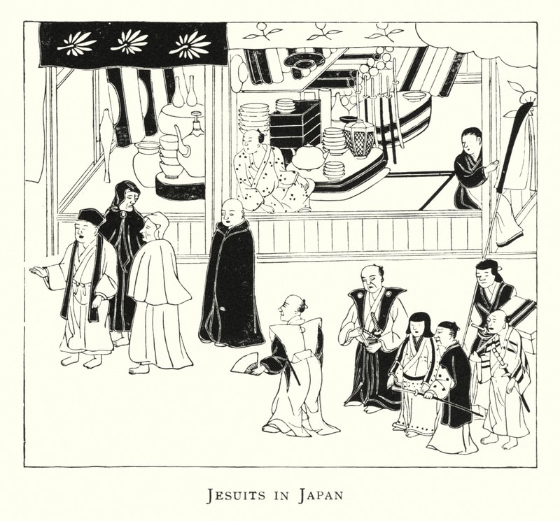 Jezuïeten in Japan door Japanese School