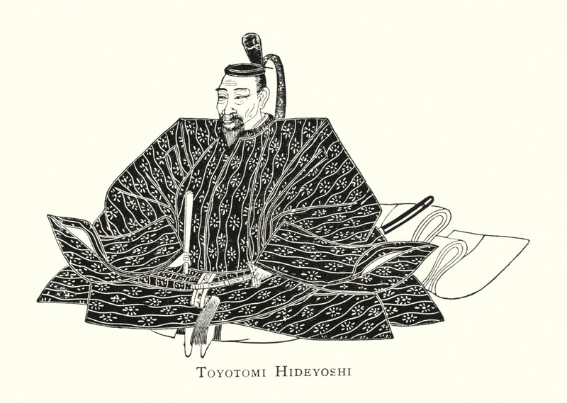 Toyotomi Hideyoshi door Japanese School