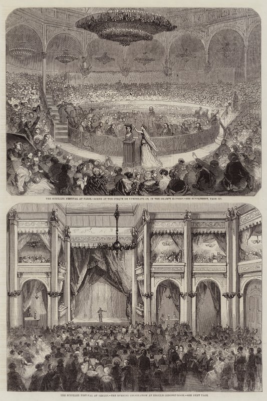 Het Schiller Festival door Jean Adolphe Beauce