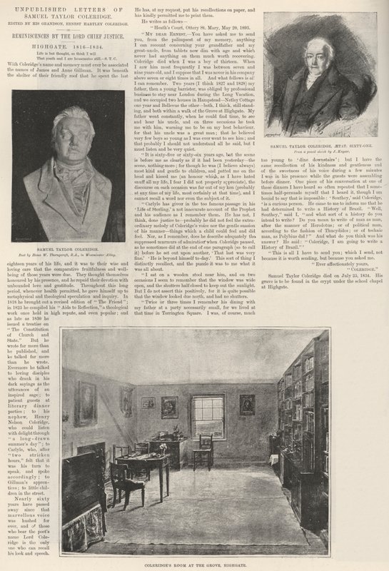 Samuel Taylor Coleridge door Jean Paul Kayser