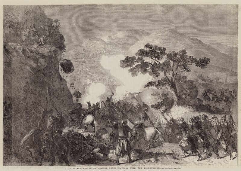 De Franse Expeditie tegen Marokko, Gevecht met de Beni-Snassen door Jean Adolphe Beauce