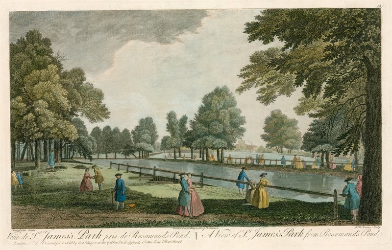 Een uitzicht op St James