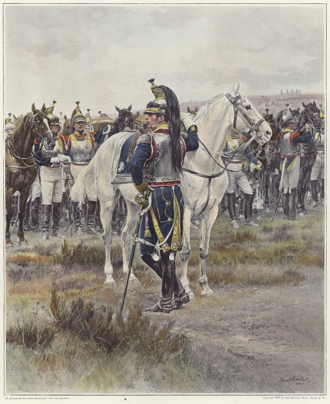 Bereden cavalerie in 1807 door Jean Baptiste Edouard Detaille