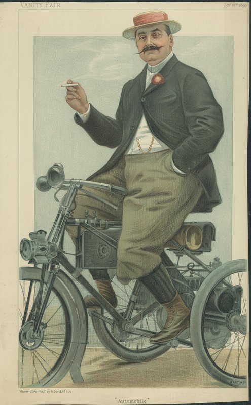 Le Comte Albert de Dion door Jean Baptiste Guth
