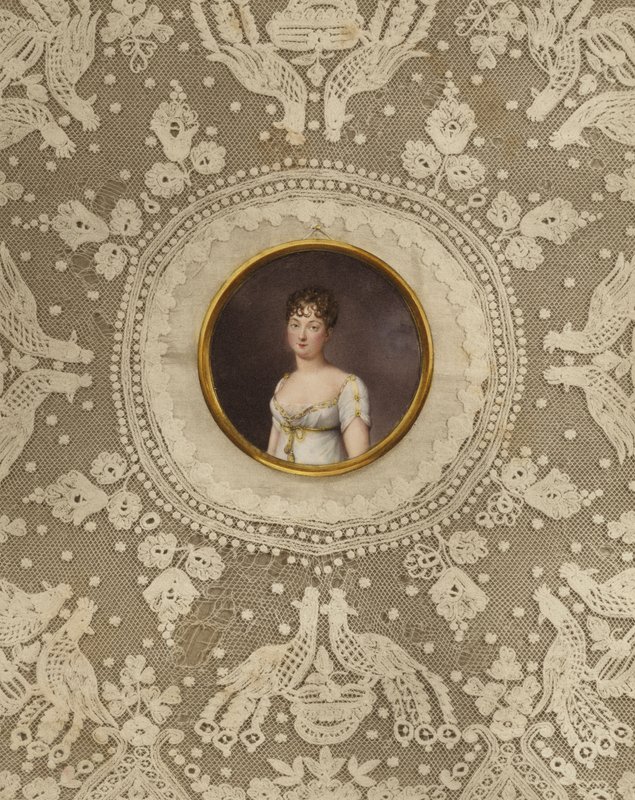 Portret van Prinses Pauline Schwarzenberg door Jean Baptiste Jacques Augustin